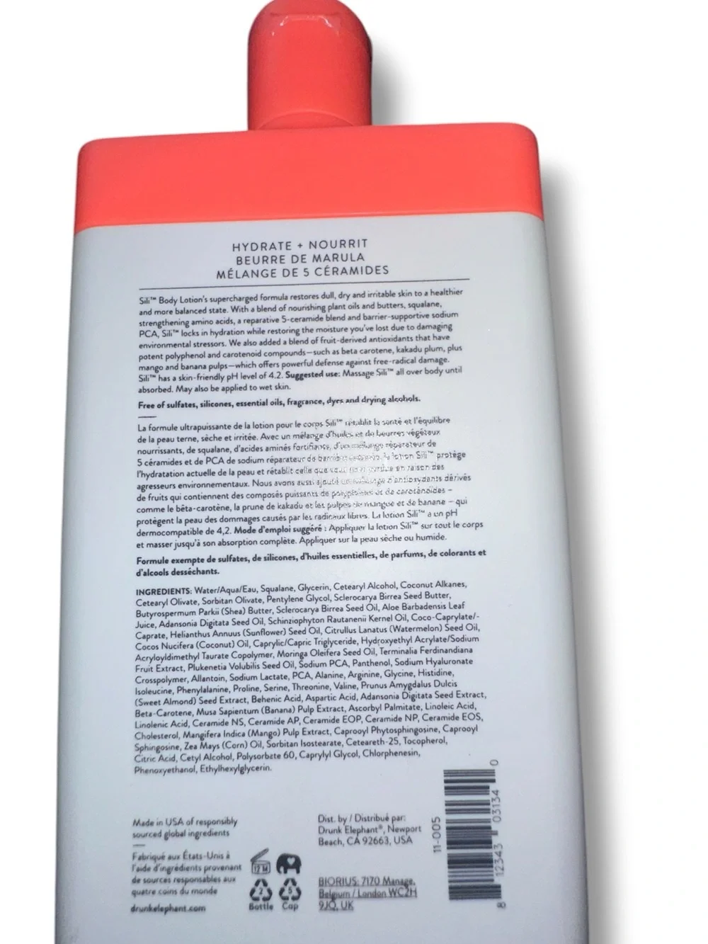 Drunk Elephant Sili™ Body Lotion — Unisex Skincare Luxe SEALED
